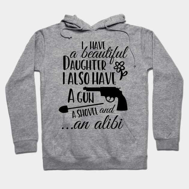 Funny Father's day Hoodie by TheBlackCatprints